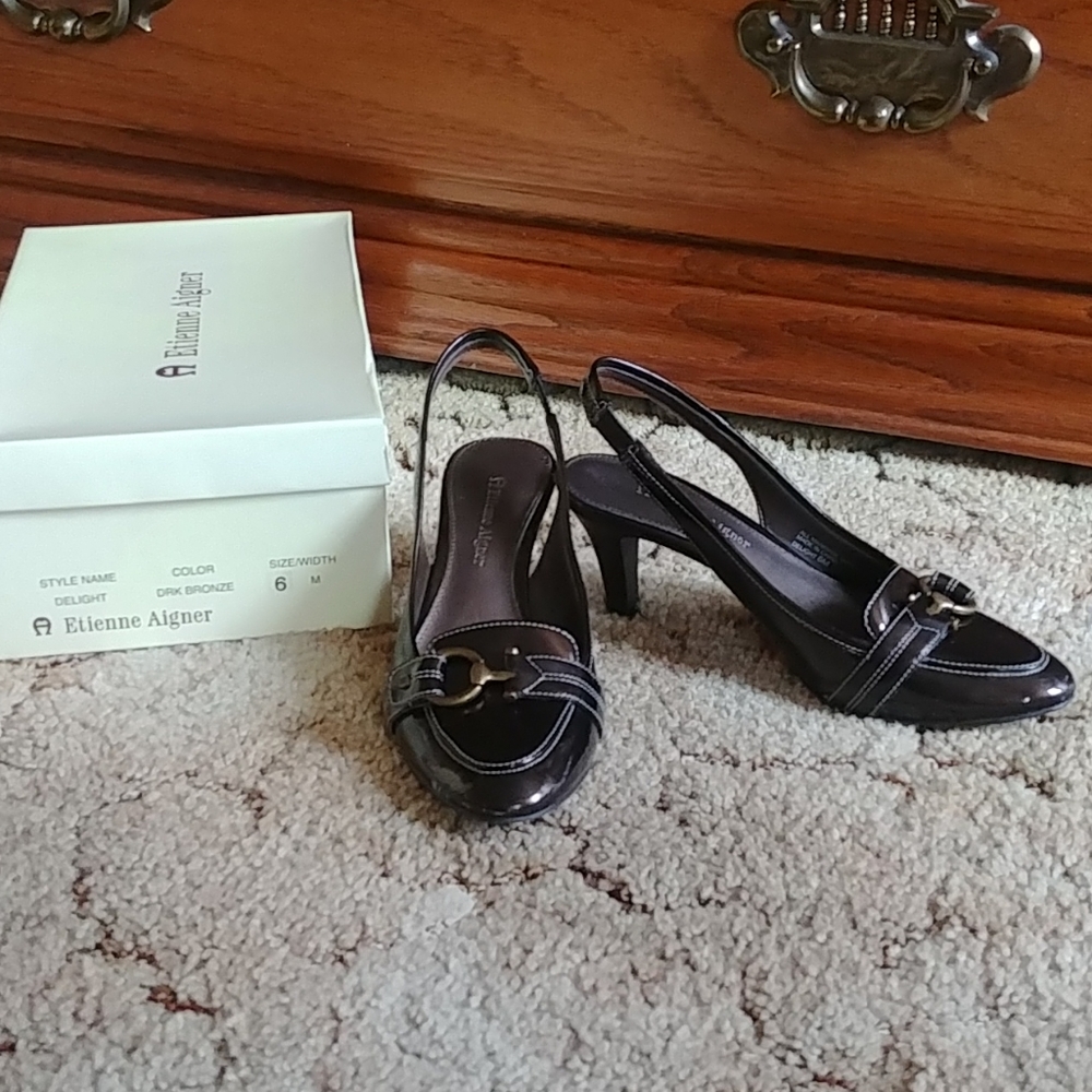 Etienne Aigner Sling-back heels